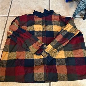 Bobbie Brooks Multicolor Plaid Shirt